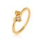 J0755 Gold Plated Zircon Rings