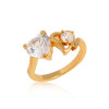 J0937 Gold Plated Zircon Rings