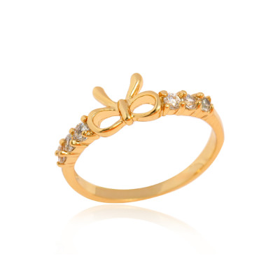 J1114 Gold Plated Zircon Rings
