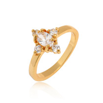 J1119 Gold Plated Zircon Rings