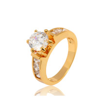 J1163 Gold Plated Zircon Rings
