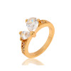 J1223 Gold Plated Zircon Rings