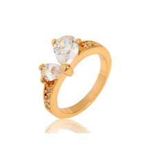 J1223 Gold Plated Zircon Rings