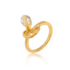 J1227 Gold Plated Zircon Rings