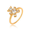 J1228 Gold Plated Zircon Rings