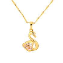 D0111 Fashion Womens Jewelry Gold Plated Crystal Zircon Diamond  Necklace Pendants
