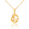 D0159 Fashion Womens Jewelry Gold Plated Crystal Zircon Diamond  Necklace Pendants