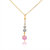 D0371 Fashion Womens Jewelry Gold Plated Crystal Zircon Diamond  Necklace Pendants
