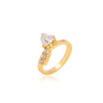 J0825 Zircon Ring, 18K Gold Plated Rings,Environmental Copper Jewelry