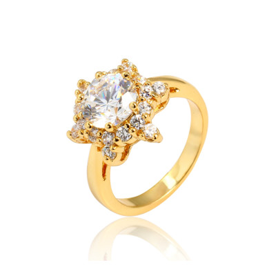 J0340 Gold Plated Zircon Rings