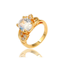 J0402 Gold Plated Zircon Rings