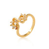 J0404 Gold Plated Zircon Rings