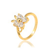 J0439 Gold Plated Zircon Rings