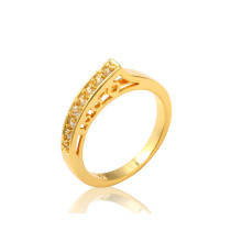 J0763 Gold Plated Zircon Rings