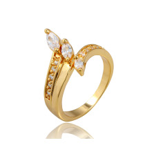 J0465 Gold Plated Zircon Rings