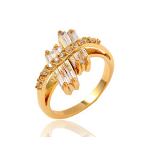 J0468 Gold Plated Zircon Rings