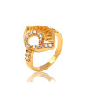 J0832 Gold Plated Zircon Rings