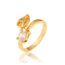 J0875 Gold Plated Zircon Rings