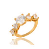 J0410 Gold Plated Zircon Rings