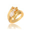 J0614 Gold Plated Zircon Diamond Finger Rings