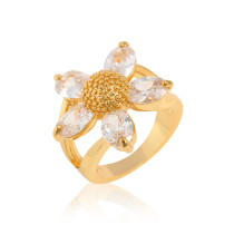J0741 Gold Plated Zircon Rings