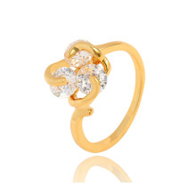 J1221 Fine CZ Jewelry With High Quality Cubic Zirconia in Solid