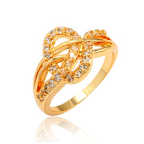 J0059 Hot Fashion Imitation Gold Plated Zircon Rings