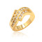 J0336 Imitation Jewelry Silver Cubic Zirconia Ring From China