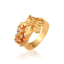 J0625 Gold Plated Zircon Rings