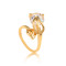 J0735 Lady's Imitation Zircon Ring Jewelry Fashion Wedding Rings