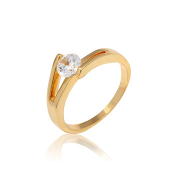J0737 Hotsale Rhinestone Rings Imitation Zircon Ring Gemstone Wedding Jewelry
