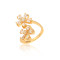J1129 18K Yellow Gold Plated Ring