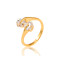 J1157 Fashion Imitation Gold Plated Zircon Rings