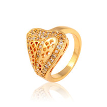 J0003 Fashion Imitation Gold Plated Zircon Diamond Rings