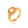 J0011 Hot Fashion Imitation Gold Plated Zircon Diamond Rings