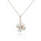 D0238 Fashion Womens Jewelry Gold Plated Crystal Zircon Diamond  Necklace Pendants