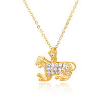 D0491 Fashion Womens Jewelry Gold Plated Crystal Zircon Diamond  Necklace Pendants