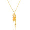 D0052 Fashion Womens Jewelry Gold Plated Crystal Zircon Diamond  Necklace Pendants