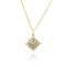D0039 Fashion Womens Jewelry Gold Plated Crystal Zircon Diamond  Necklace Pendants