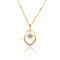 D0225 Fashion Womens Jewelry Gold Plated Crystal Zircon Diamond  Necklace Pendants