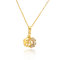 D0061 Fashion Womens Jewelry Gold Plated Crystal Zircon Diamond  Necklace Pendants