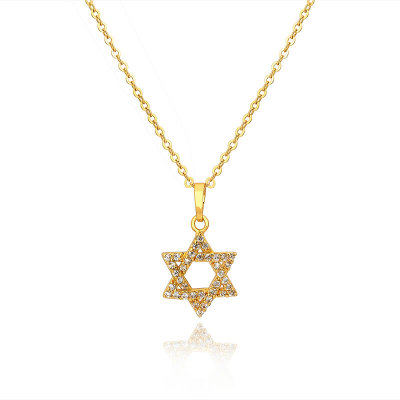 D0226 Fashion Womens Jewelry Gold Plated Crystal Zircon Diamond  Necklace Pendants
