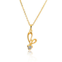 D0108 Fashion Womens Jewelry Gold Plated Crystal Zircon Diamond  Necklace Pendants