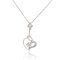 D0222 Fashion Womens Jewelry Gold Plated Crystal Zircon Diamond  Necklace Pendants