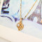 D0175 Fashion Womens Jewelry Gold Plated Crystal Zircon Diamond  Necklace Pendants