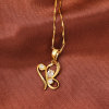 D0354 Fashion Womens Jewelry Gold Plated Crystal Zircon Diamond  Necklace Pendants