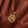D0026 Fashion Womens Jewelry Gold Plated Zircon Necklace Pendants