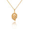 D0266 Fashion Womens Jewelry Gold Plated Zircon Necklace Pendants