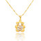 D0300 Fashion Womens Jewelry Gold Plated Zircon Necklace Pendants