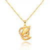 D0116 Fashion Womens Jewelry Gold Plated Zircon Necklace Pendants